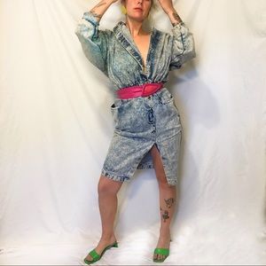 80s Denim Dress